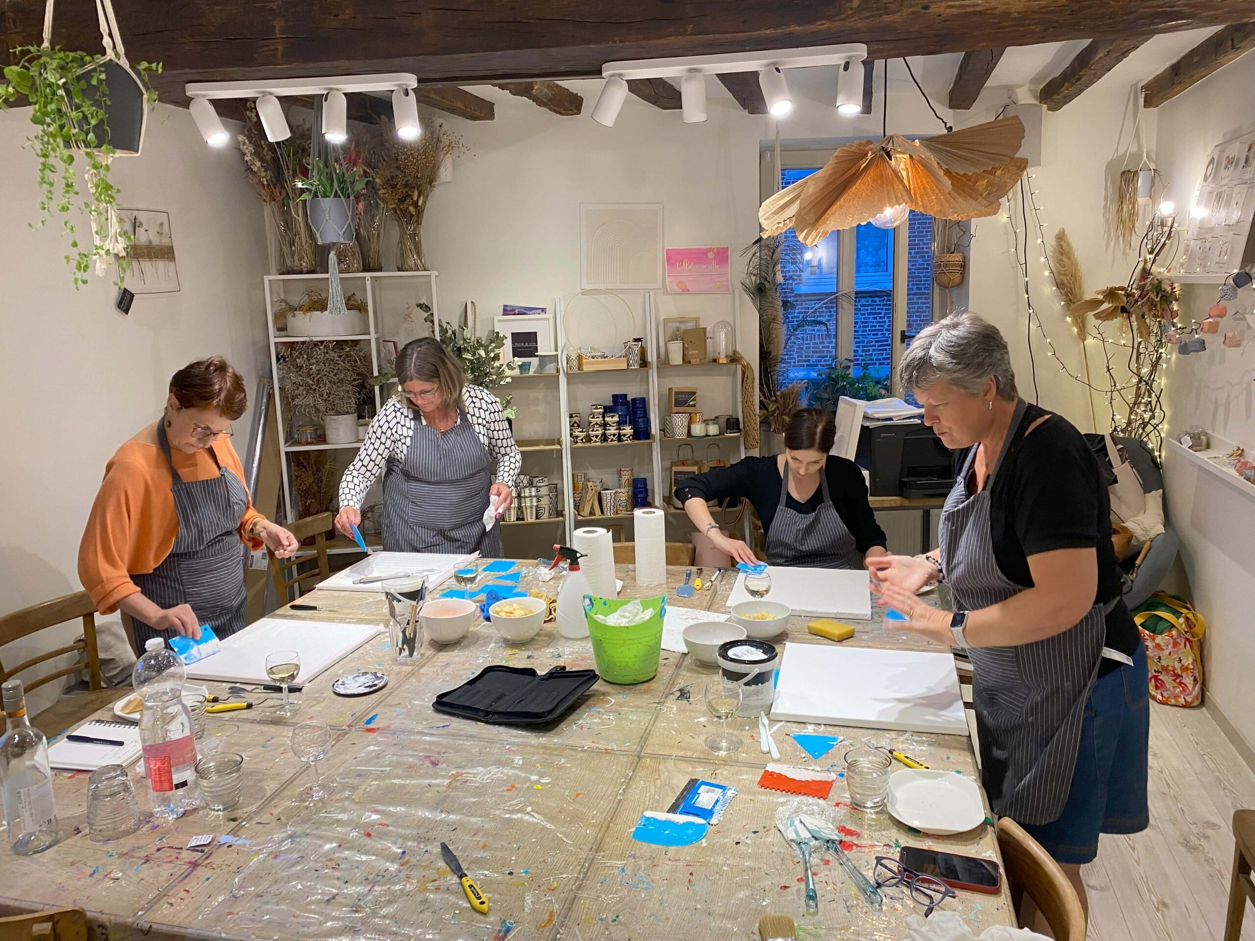Atelier Peinture texturée de l'Atelier en ville à Nivelles