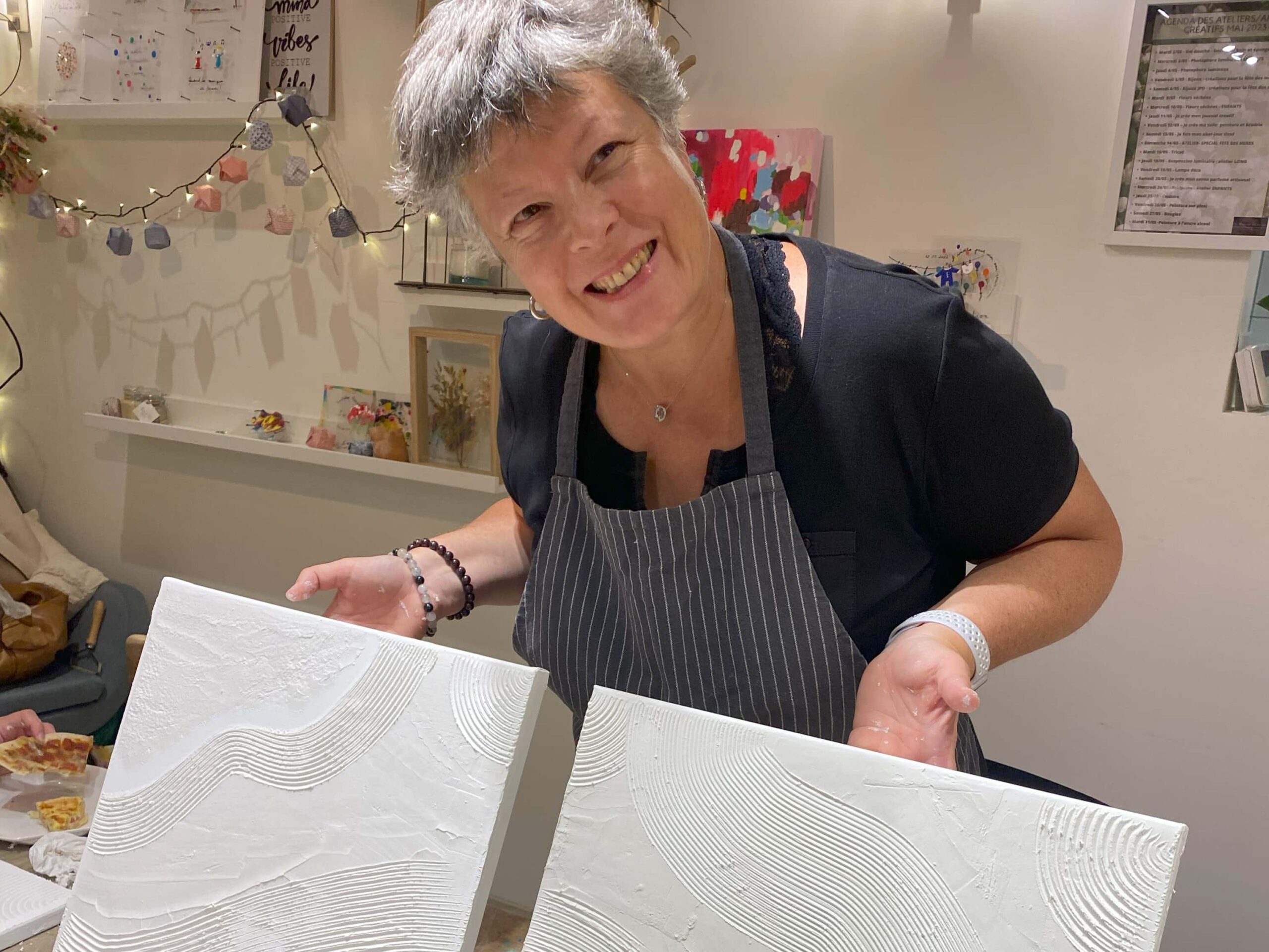 Atelier Peinture texturée de l'Atelier en ville à Nivelles