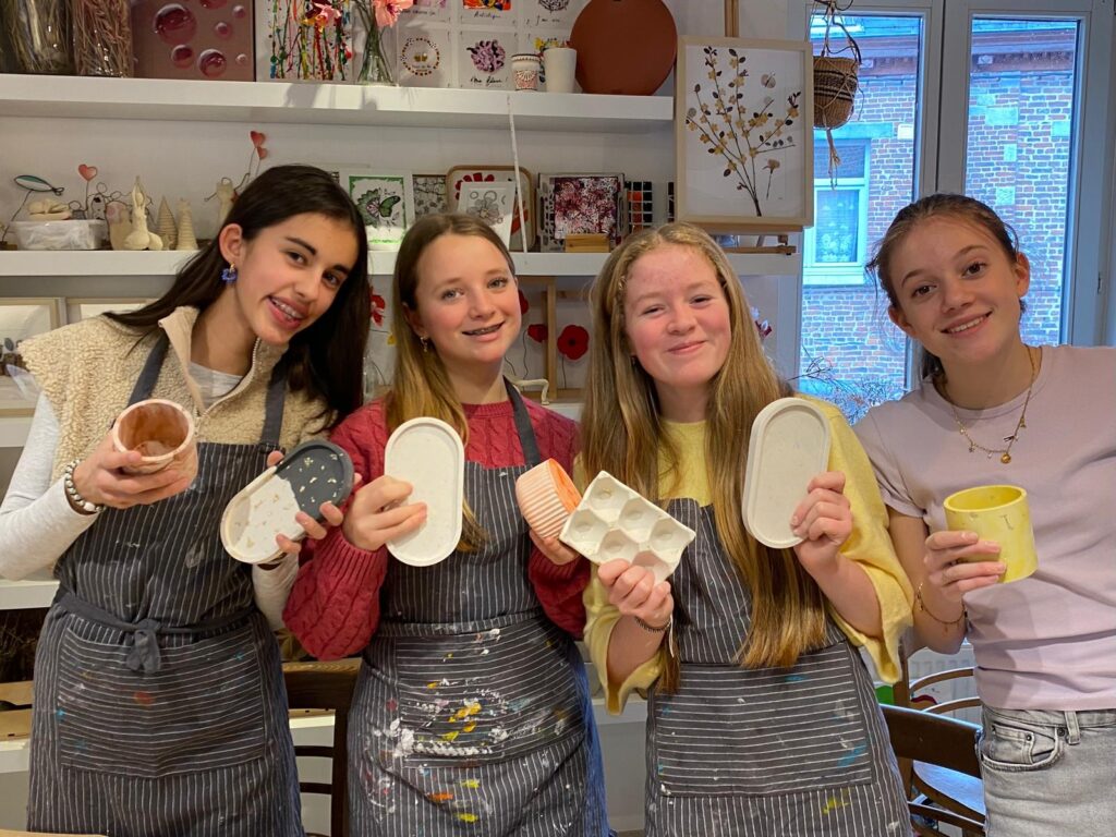 Anniversaire 14 ans à Nivelles – atelier créatif entre copines