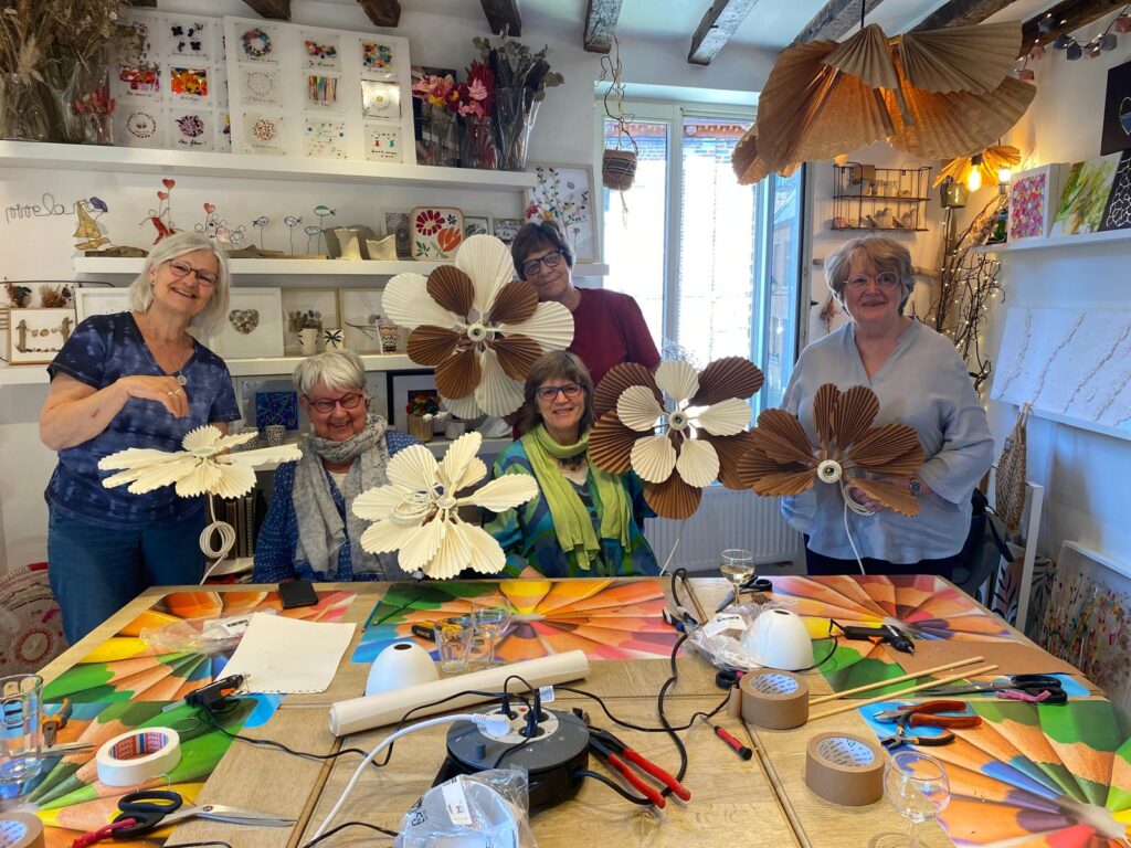 Atelier créatif à Nivelles pour des retrouvailles entre amies adultes