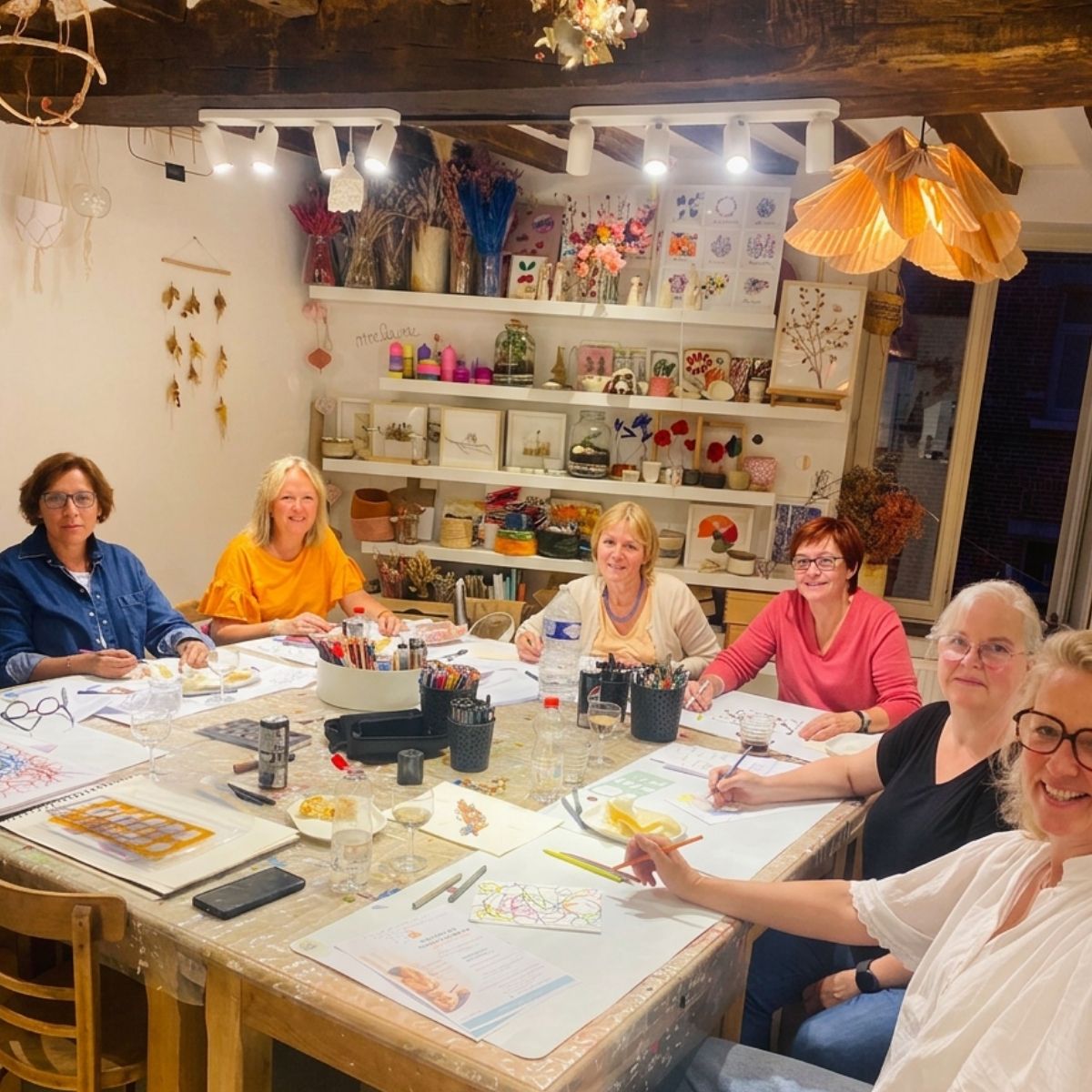 Participantes à l’Atelier Déclic pour libérer sa charge mentale à Nivelles