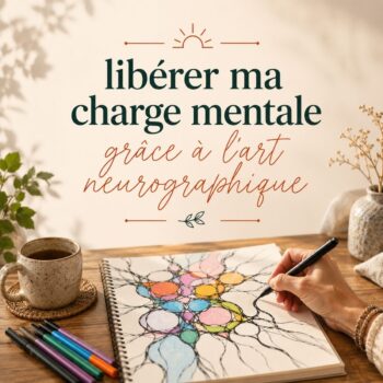 Atelier pour libérer la charge mentale grâce à l’art neurographique en Belgique proche de Mons et Waterloo