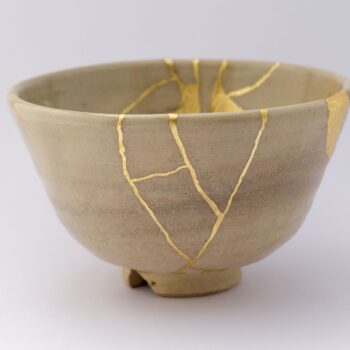 Création Kintsugi terminée — atelier japonais adapté Nivelles